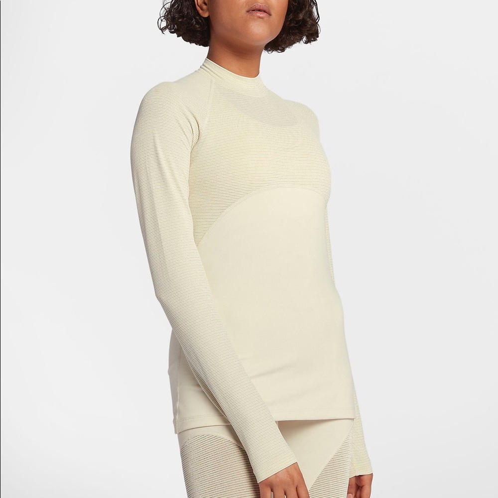 NWT Nike Pro Warm Sparkle Long Sleeve Top - Picture 2 of 8